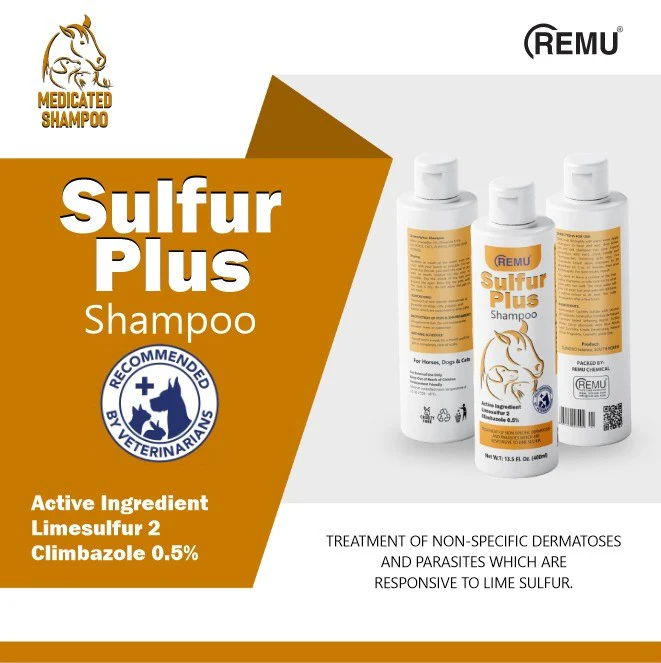 Remu - Sulfur Plus Medicated Shampoo For Cat & Dogs